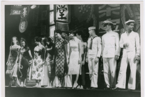 Dress rehearsal for stage production of The World of Suzie Wong (ddr-densho-367-179)