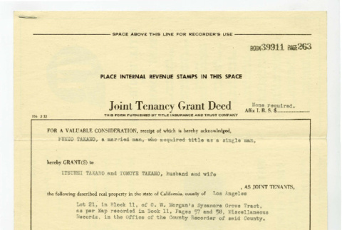 Joint tenancy grant deed (ddr-csujad-42-18)