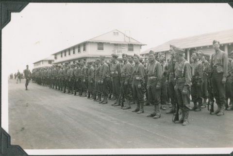 Men standing in formation (ddr-ajah-2-50)