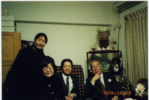 Masako, Tomoye, Norman (?) and Henri Takahashi (ddr-densho-426-424)
