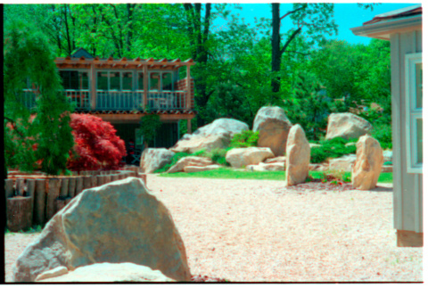 Rock garden and house (ddr-densho-377-2616)