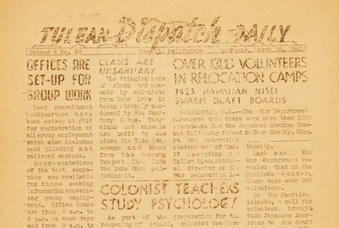 Tulean Dispatch Vol. 4 No. 98 (March 18, 1943) (ddr-densho-65-180)