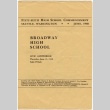 Broadway High School commencement program (ddr-densho-280-128)
