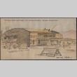 Sketch of the Manzanar auditorium and community hall (ddr-manz-2-73)