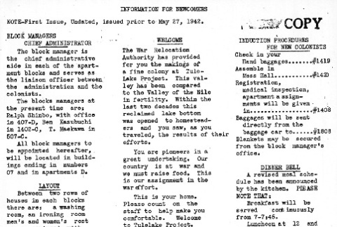 Information Bulletin #1 (May 27, 1942) (ddr-densho-65-300)