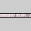 Negative film strip for Farewell to Manzanar scene stills (ddr-densho-317-97)