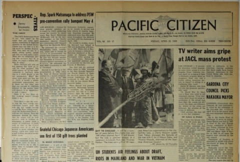 Pacific Citizen, Vol. 66, No. 17 (April 26, 1968) (ddr-pc-40-17)