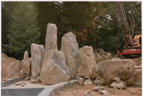 Rock feature under construction (ddr-densho-377-1945)
