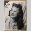 Portrait of a young woman with a pearl necklace (ddr-densho-542-339)