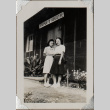 Two women outside Department of Agriculture building (ddr-densho-587-37)