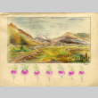 Tule Lake scrapbook pastel drawing (ddr-csujad-26-66)