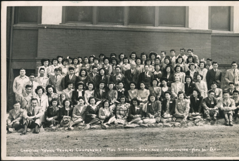 Christian Young Peoples Conference group photograph (ddr-densho-395-24)
