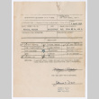 Dependent's clearance certificate (ddr-densho-550-69)