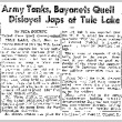 Army Tanks, Bayonets Quell Disloyal Japs at Tule Lake (November 5, 1943) (ddr-densho-56-971)
