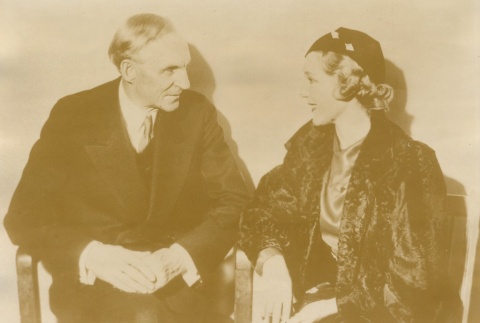 Henry Ford speaking with Mary Pickford (ddr-njpa-1-364)
