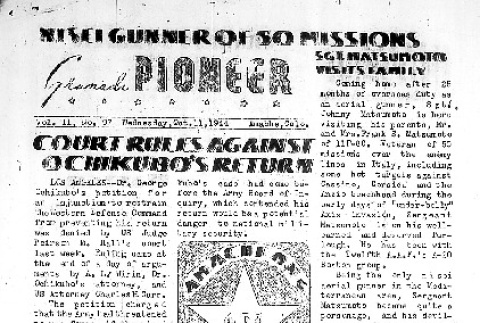 Granada Pioneer Vol. II No. 97 (October 11, 1944) (ddr-densho-147-209)
