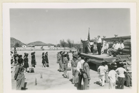 Guest speaker at July 4th event (ddr-densho-37-1608)