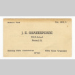 Business card (ddr-janm-18-21)