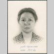 Portrait of a woman (ddr-densho-359-1182)