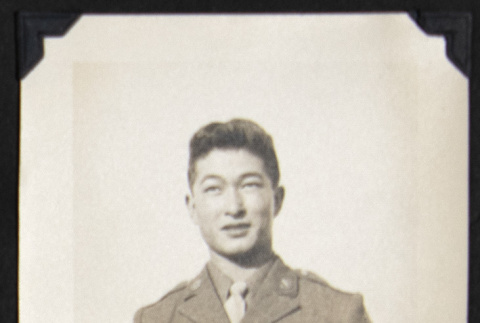 Portrait of a solider (ddr-densho-542-741)