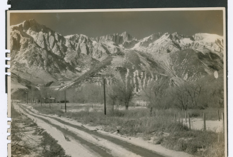 Mountains and dirt road (ddr-densho-402-35)