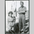 Photograph of the Goodwin family at Zabriskie Point in Death Valley (ddr-csujad-47-141)
