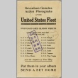 Envelope for United States Fleet photographs (ddr-njpa-13-1547)