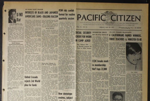Pacific Citizen, Vol. 72, No. 21 (May 28, 1971) (ddr-pc-43-21)