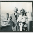 Chester and Agnes Sakura on Space Needle observation deck (ddr-densho-523-368)