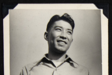 Man in military uniform (ddr-densho-542-761)