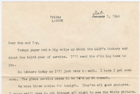 Letter from Tadashi Ishida to Mr. & Mrs. Y Ishida (ddr-densho-535-326)