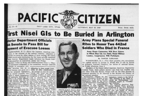 The Pacific Citizen, Vol. 26 No. 22 (May 29, 1948) (ddr-pc-20-21)