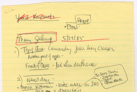 Manny Goldberg notes (ddr-densho-1007-925)