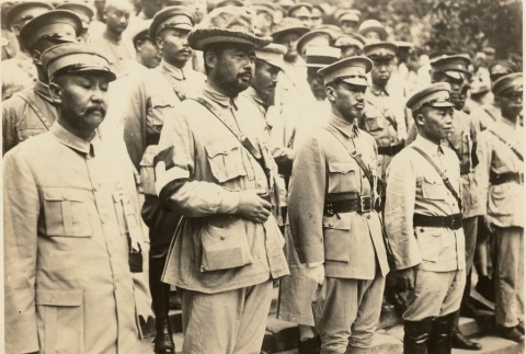 A group of Chinese military men (ddr-njpa-1-1758)