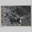 Group standing on a forest path (ddr-densho-433-738)