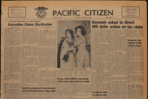Pacific Citizen, Vol. 55, No. 7 (August 17, 1962) (ddr-pc-34-33)