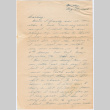 Letter from Alvin Uchiyama to Kathleen Koga Uchiyama (ddr-densho-406-39)