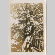 Tomoye (Nozawa) Takahashi in riding clothes (ddr-densho-426-1956)