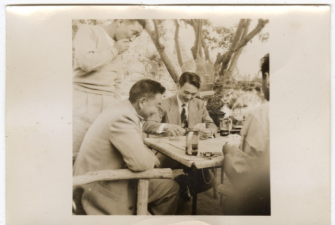 Men playing cards (ddr-densho-433-1104)