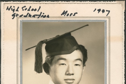 Graduation photo of young man (ddr-densho-321-131)