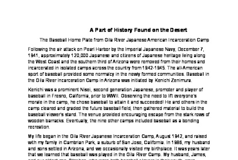 A Part of History Found on the Desert (ddr-densho-553-1)