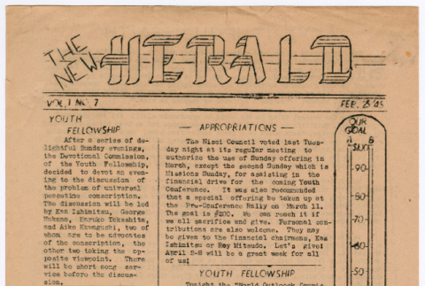 New Herald Vol. 1 No. 7 (Feb. 25, 1945) (ddr-densho-483-87)