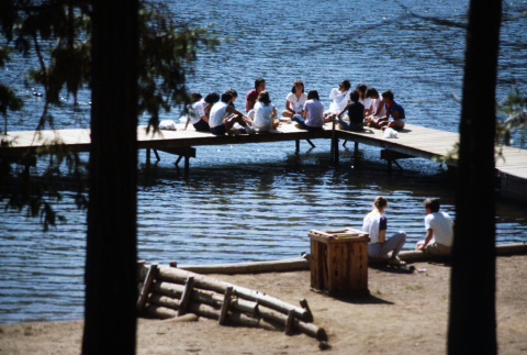 Campers on the dock (ddr-densho-336-1461)