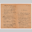 Letter to Bill Iino from Jany Lore (ddr-densho-368-775)