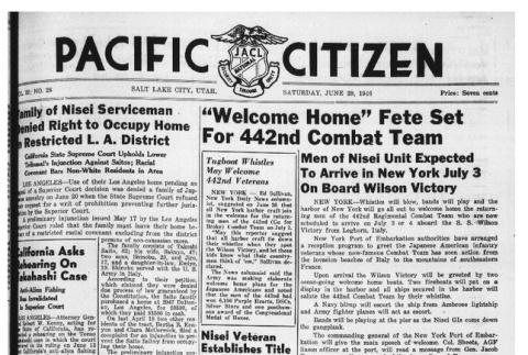 The Pacific Citizen, Vol. 22 No. 26 (June 29, 1946) (ddr-pc-18-26)