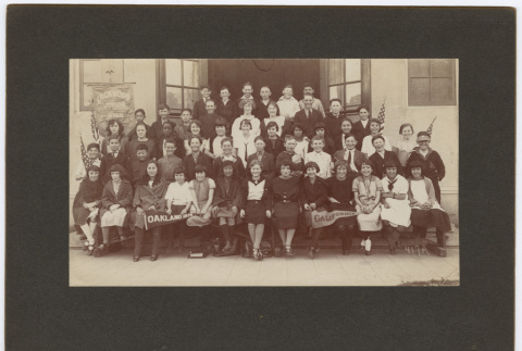 School photo in front of building (ddr-densho-329-598)
