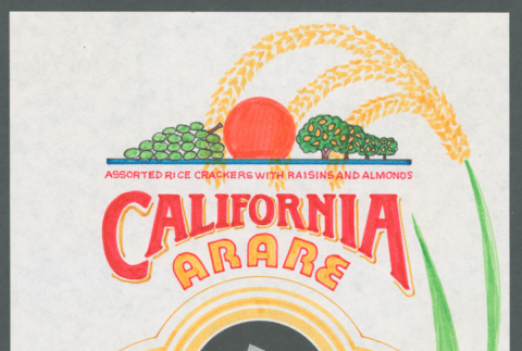 California Arare Box mock up (ddr-densho-499-116)