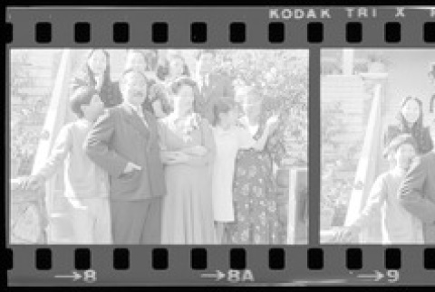Negative film strip for Farewell to Manzanar scene stills (ddr-densho-317-192)