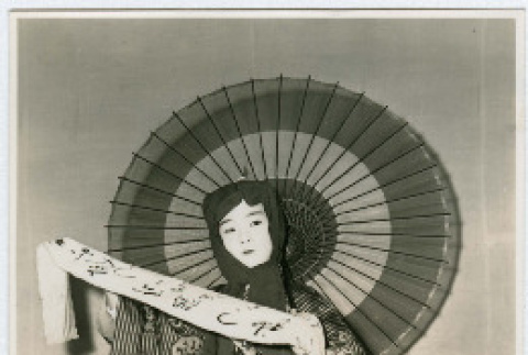 Japanese American girl performing (ddr-densho-26-265)