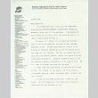 Letter from Ron Light to Loni Ding about 